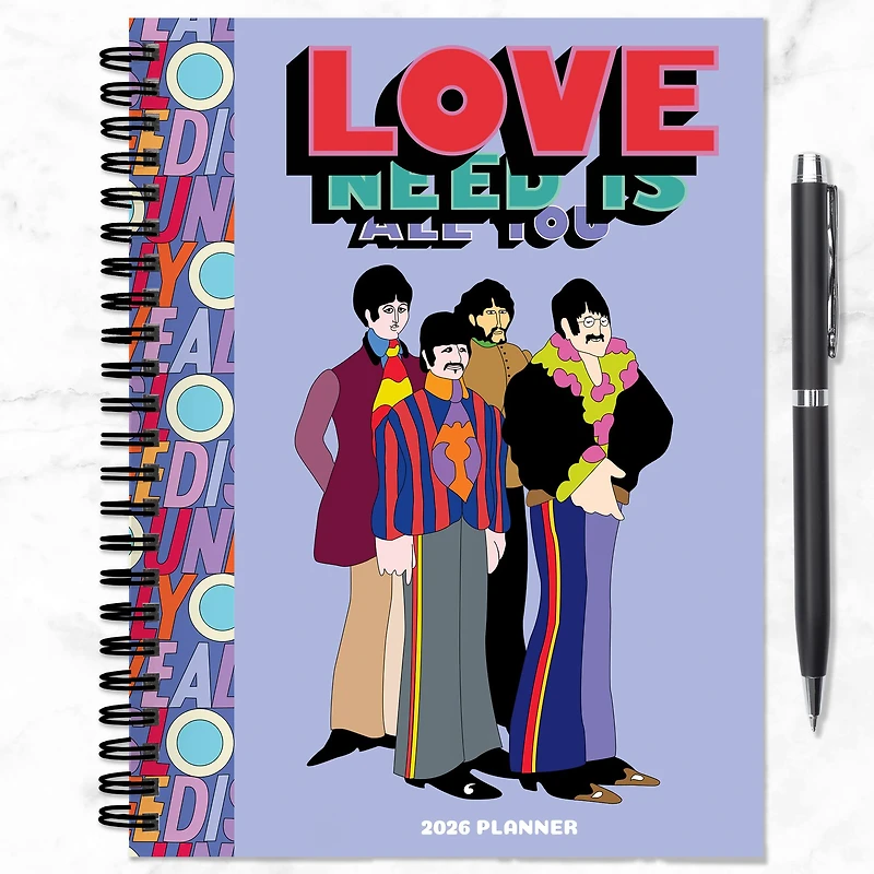 2026 All You Need is Love Medium Weekly Monthly Planner