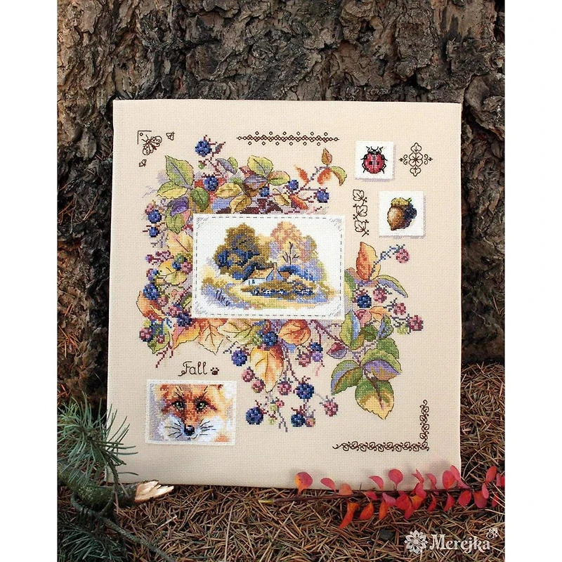 Merejka Autumn Sampler Counted Cross Stitch Kit
