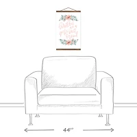 Mothers Are A Girl's Best Friend Teak Hanging Canvas