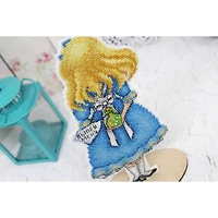 MP Studia Alice with Key Plastic Canvas Counted Cross Stitch Kit