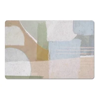 18" x 27" Pastel Modern Abstract Floor Mat