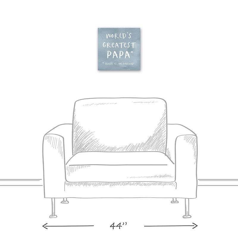 World's Greatest Papa Canvas Wall Art