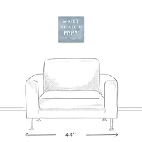 World's Greatest Papa Canvas Wall Art