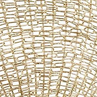 CosmoLiving by Cosmopolitan Gold Iron Contemporary Wall Mirror