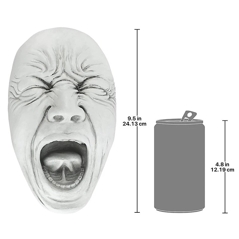 Design Toscano 9.5" Screaming Simon Wall Sculpture