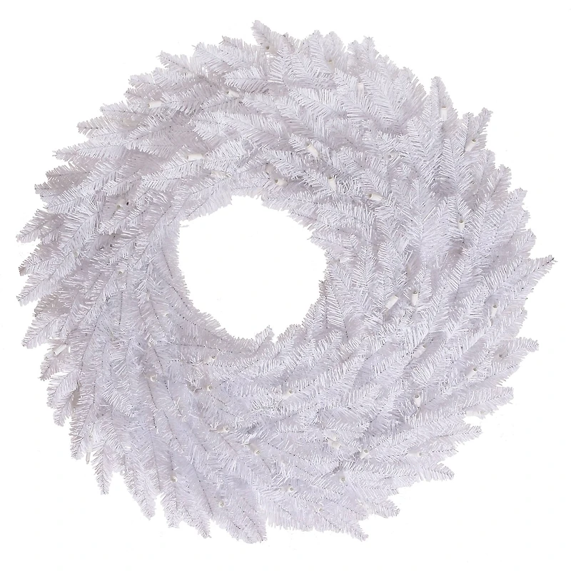 36" White Fir Christmas Wreath