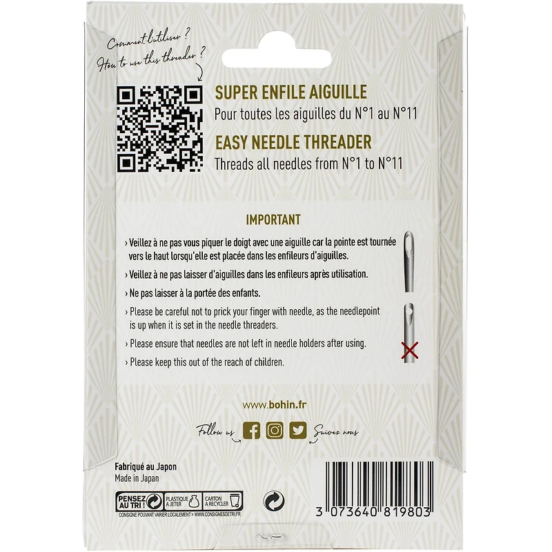 Bohin Easy Needle Threader