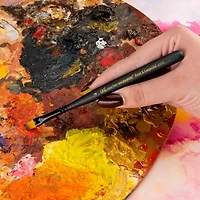 Royal & Langnickel® Mini Majestic™ Short Handle Angular Shader Brush