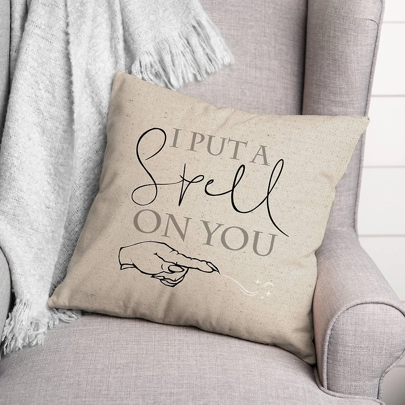 I Put A Spell On You Hand Throw Pillow