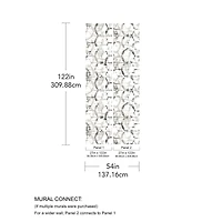 Katie Hunt Dove Gray Hex-A-Gone Wall Mural