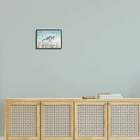 Stupell Industries Baby Sea Turtle Blue Speckled Aquatic Animal Ocean Framed Wall Art