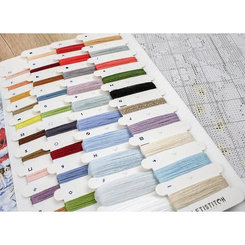 Letistitch Snowman And Santa Counted Cross Stitch Kit