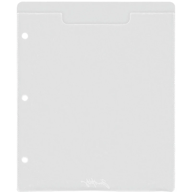 Tim Holtz Storage Studios Stamp Storage Binder Refills, 8ct.