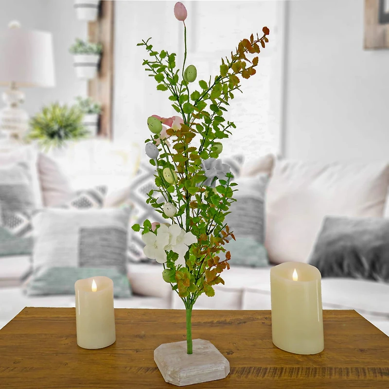 24" Egg Decorated Easter Tree Accent