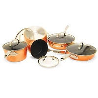 THE ROCK by Starfrit 10-Piece Copper Cookware Set