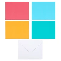 Solid Rainbow Cards & Envelopes by Recollections™, 4.25" x 5.5"
