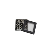 Silver Contemporary Game Set, 9" x 9" x 1"