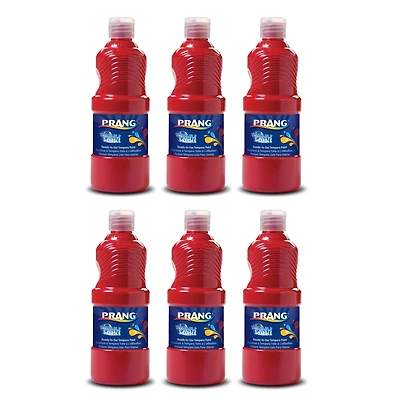 Prang® Red Washable Tempera Paint, 6ct.