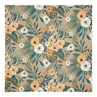 Tropical Floral Cotton Twill Napkin