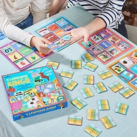 eeBoo Spanish, French, German & Mandarin Chinese 4 Language Bingo