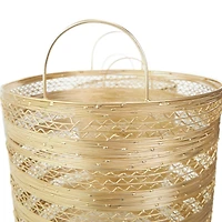 Gold Metal Open Frame Wire Storage Basket Set