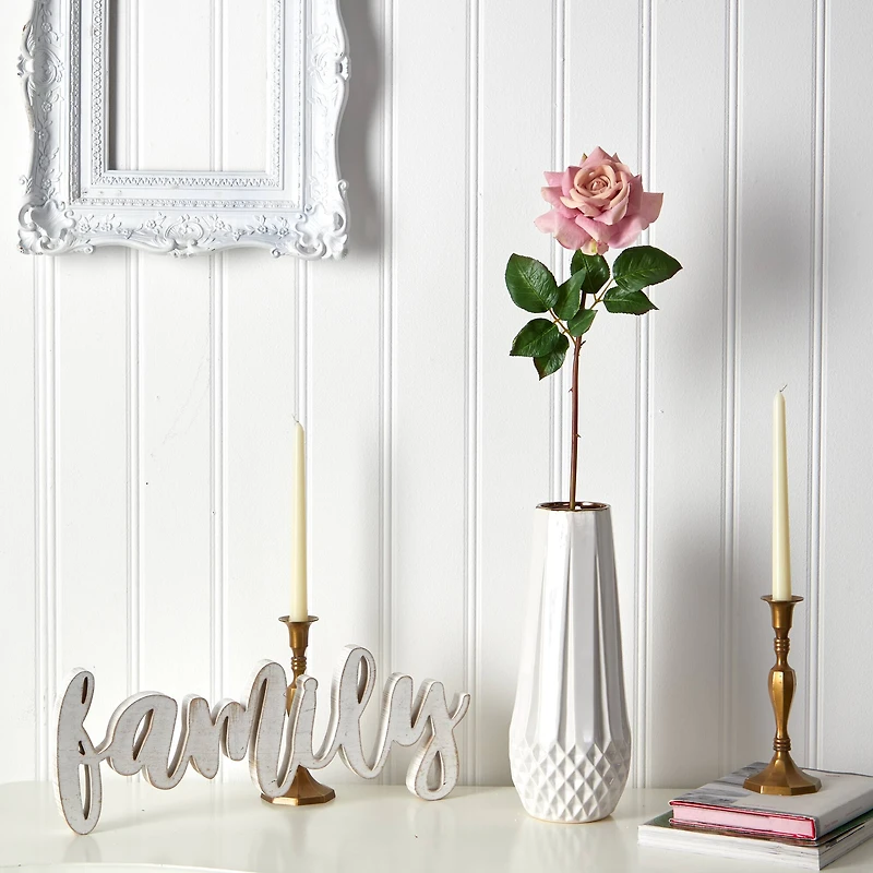 Light Mauve Rose Stem, 6ct.