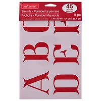 3" Uppercase Alphabet Stencils by Craft Smart®