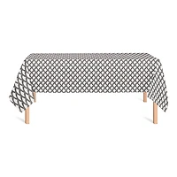 Neutral Scallop Pattern Tablecloth