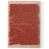 6 Pack: Manuscript Wood Stamp by Recollections™