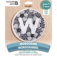 Leisure Arts® 6" Monogram Embroidery Kit