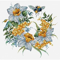 Luca-S Honey Afternoon Counted Cross-Stitch Kit