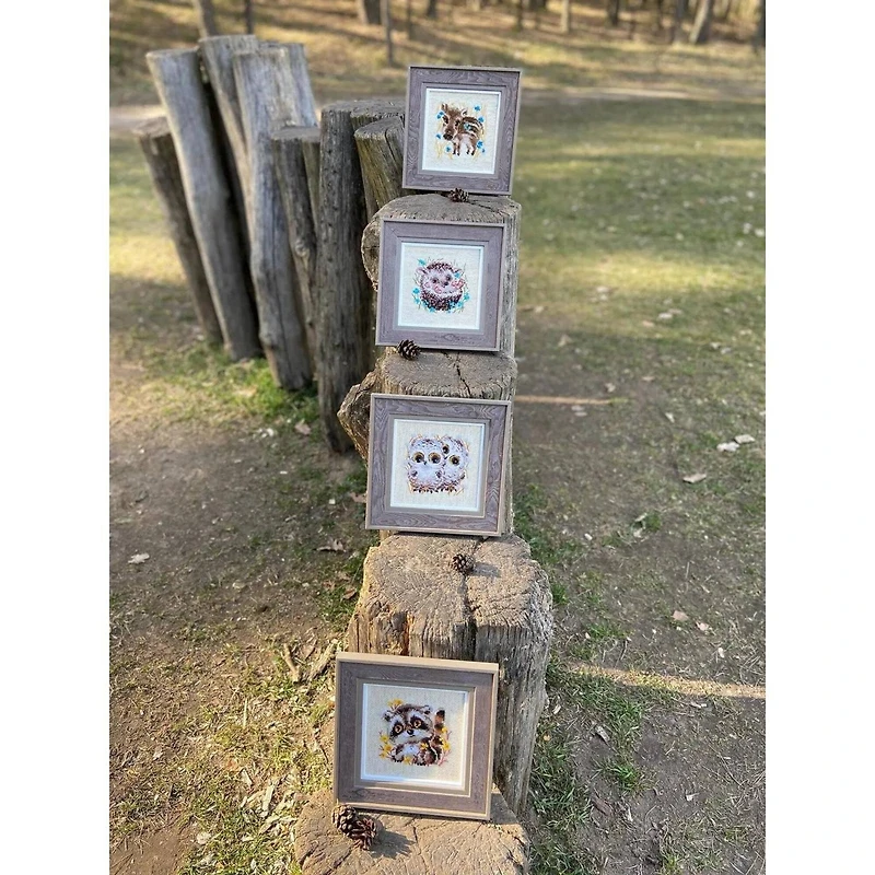 RIOLIS Little Owls Counted Cross Stitch Kit