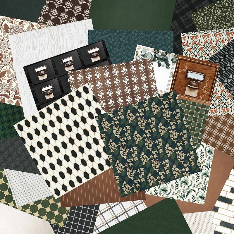 12" x 12" Preppy Park Paper Pad by Recollections™, 58 Sheets