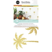 RoomMates Gold Foil Palm Tree Peel & Stick Wall Decals