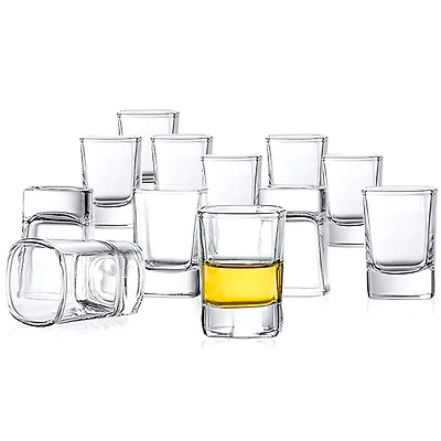 JoyJolt® 2oz. City Heavy Base Shot Glasses, 12ct.