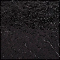 22" Gray Aluminum Geometric Textured Accent Table