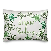 Sham Rocking 20" x 14" Throw Pillow