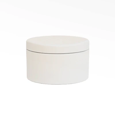 makesy 5oz. Cream Metal Tin Cases, 12ct.