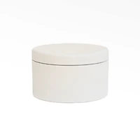 makesy 5oz. Cream Metal Tin Cases, 12ct.