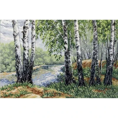 MP Studia In The Birch Shadow Cross Stitch Kit