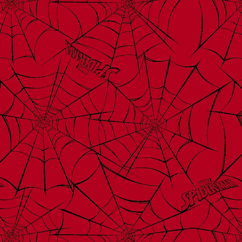 Marvel® Spider-Man Red Web Cotton Fabric