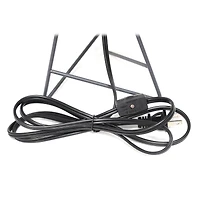 Simple Designs Gray Down to the Wire Table Lamp