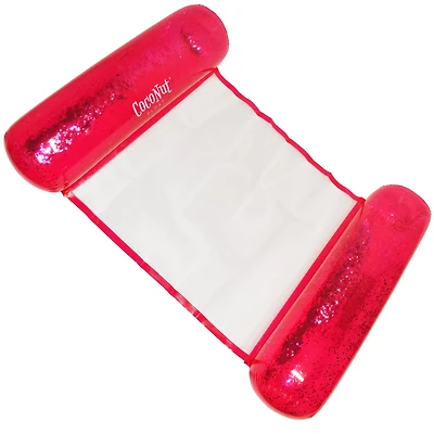 CocoNut Float 4ft. Pink Glitter Hammock Pool Lounger