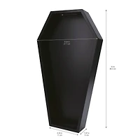 15" Black Coffin Serving Tray by Makery™