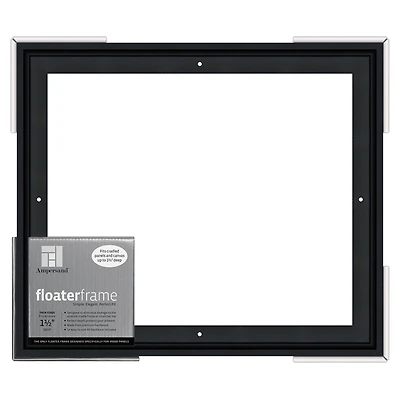 Ampersand™ Black Thin Edge 1.5" Deep Floaterframe