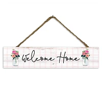 17" Welcome Home Outdoor/Indoor Hanging Sign