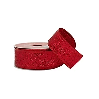 1.5" x 30ft. Wired Glitter Ribbon by Celebrate It