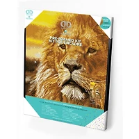 Diamond Dotz® Intermediate Lord of the Serengeti Pre-Framed Diamond Painting Kit