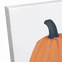 Thankful Pumpkins Canvas Wall Art