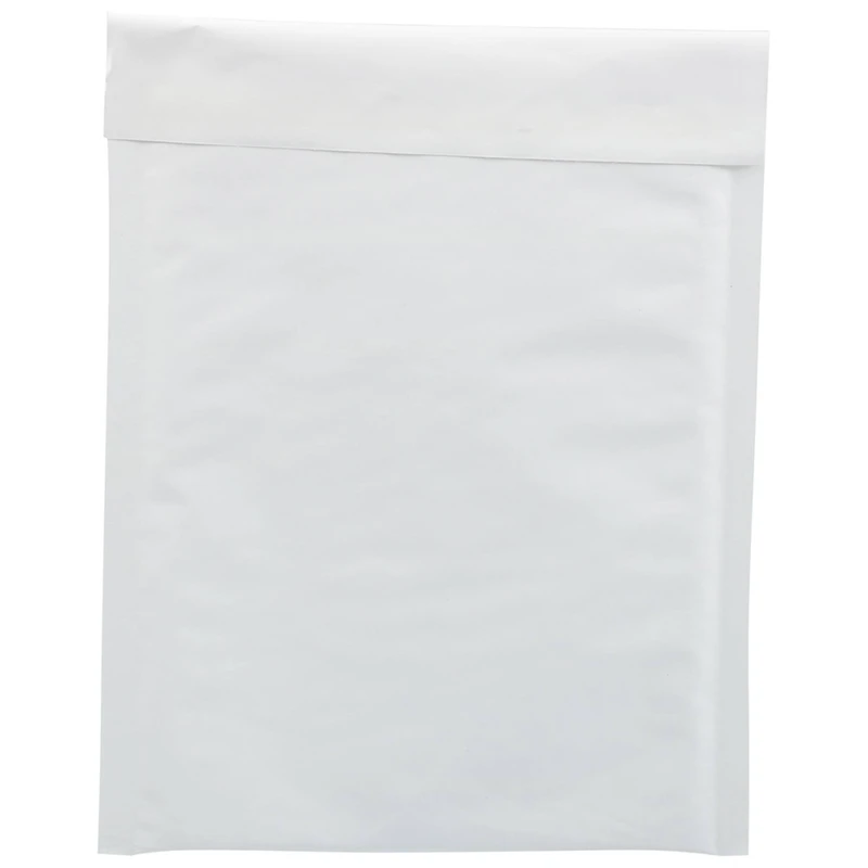JAM Paper 7.25" x 10.5" White Kraft Bubble Lite Padded Mailers, 25ct.